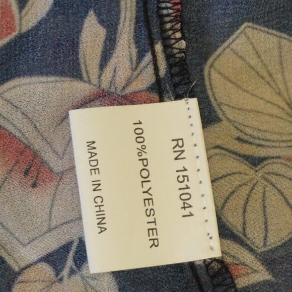 Madisonne boho tassel long sleeve poet top M black, pink - Picture 7 of 8